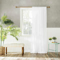 100% Cotton Sheer Curtain, 50" x 84, White